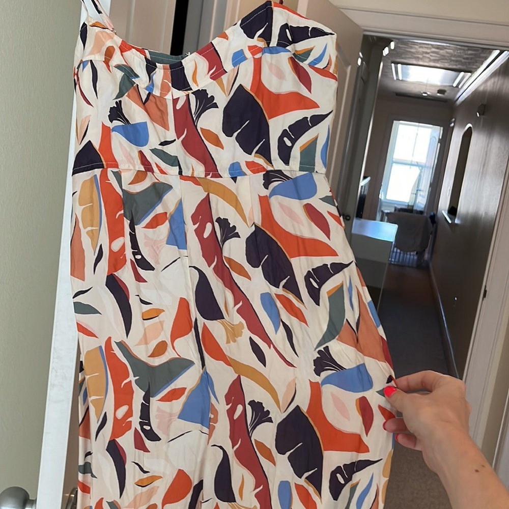 *Worn Once* Third Form L'artiste Printed Crepe Wi… - image 4